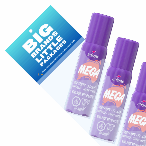 Aussie Mega Hairspray Light Hold - Image 4