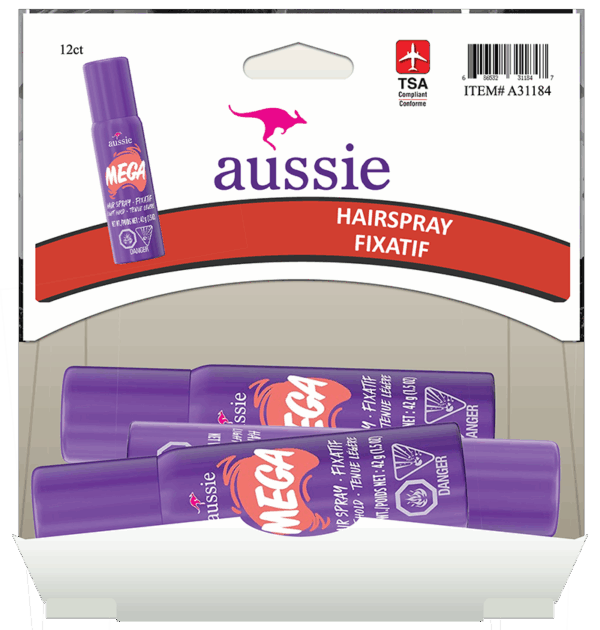 Aussie Mega Hairspray Light Hold
