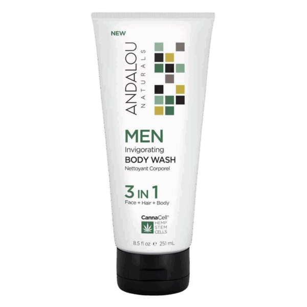 Andalou Men Invigorating Body Wash 3in1