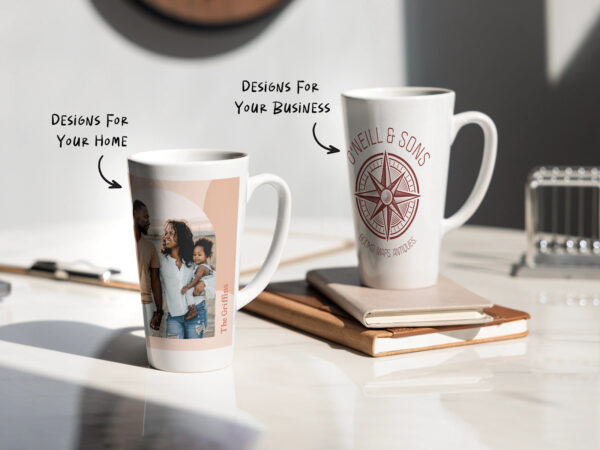 Tall Latte Mugs - Image 3
