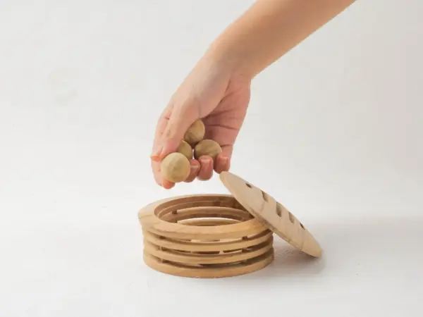 Unscented Wooden Balls and Box - Image 5