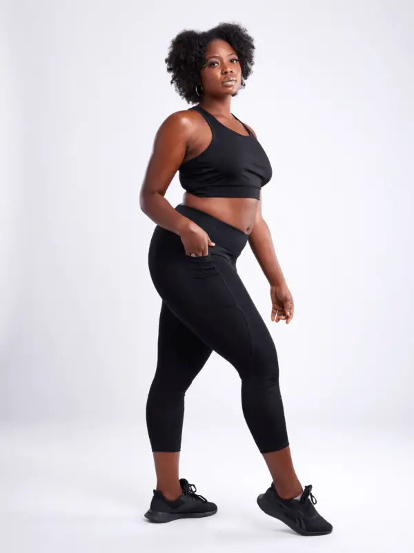 JupiterGear High-Waisted Classic Gym Leggings with Side Pockets - Image 5