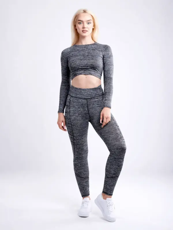 JupiterGear High-Waisted Classic Gym Leggings with Side Pockets - Image 14
