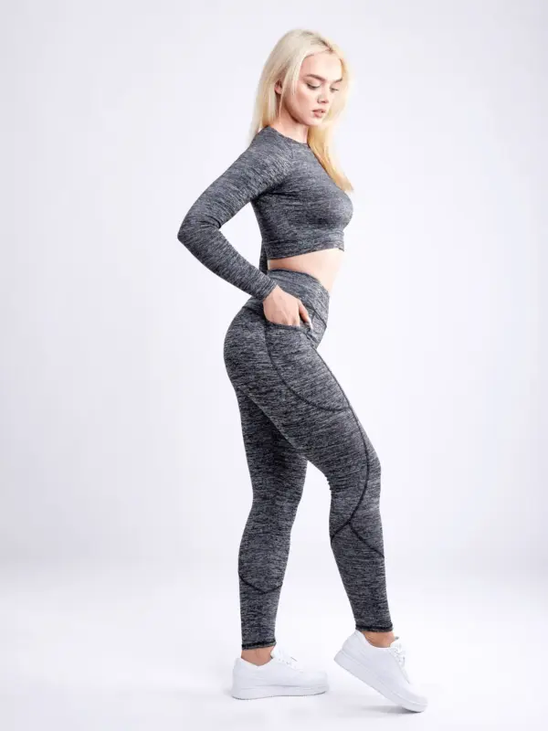 JupiterGear High-Waisted Classic Gym Leggings with Side Pockets - Image 18