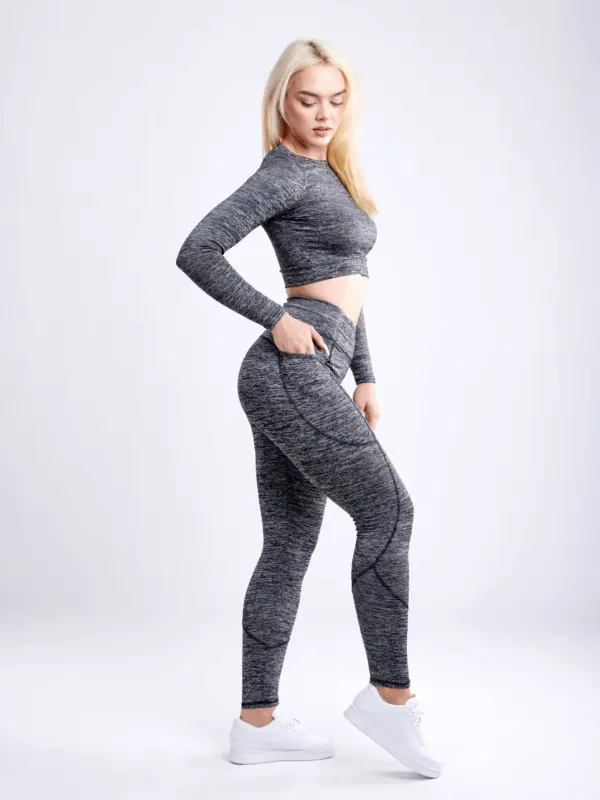 JupiterGear High-Waisted Classic Gym Leggings with Side Pockets - Image 19