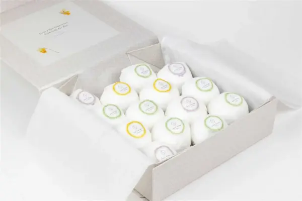 Bath Bombs Gift Box, Set of 14 Big 100% Natural Relaxing Bath Bombs - Image 10