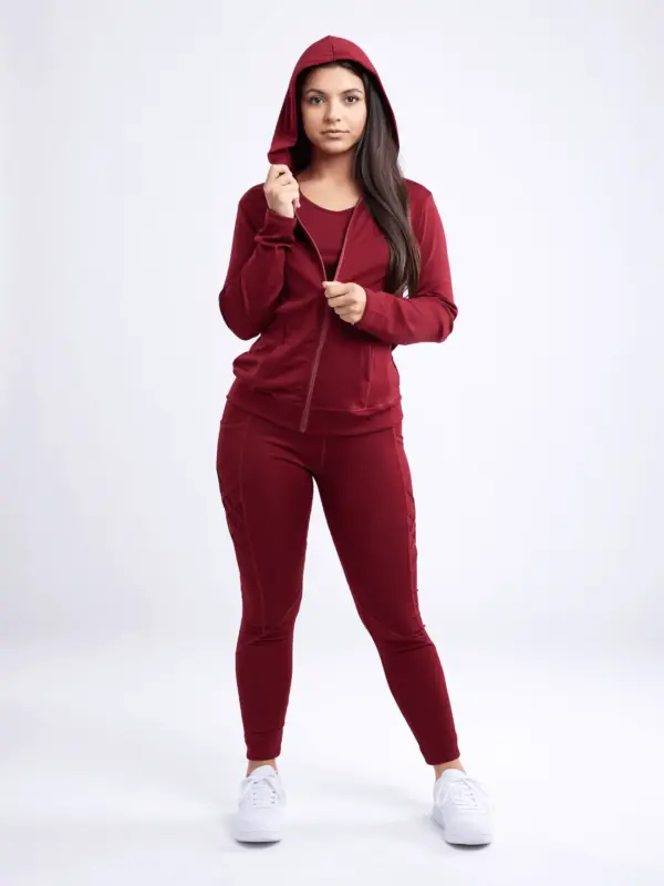 JupiterGear High-Waisted Criss-Cross Training Leggings with Hip Pockets - Image 11