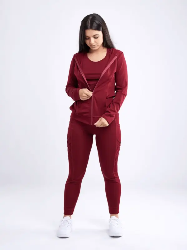 JupiterGear High-Waisted Criss-Cross Training Leggings with Hip Pockets - Image 14