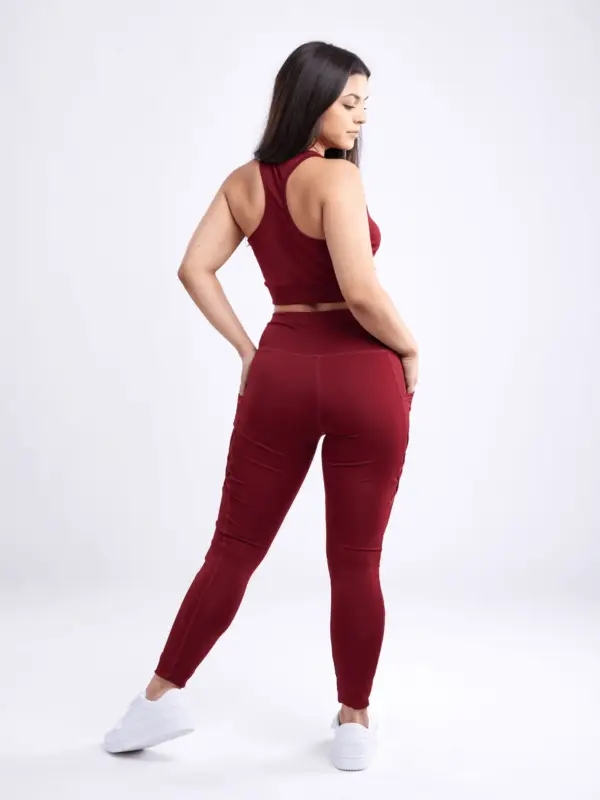 JupiterGear High-Waisted Criss-Cross Training Leggings with Hip Pockets - Image 16