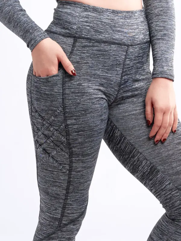 JupiterGear High-Waisted Criss-Cross Training Leggings with Hip Pockets - Image 21