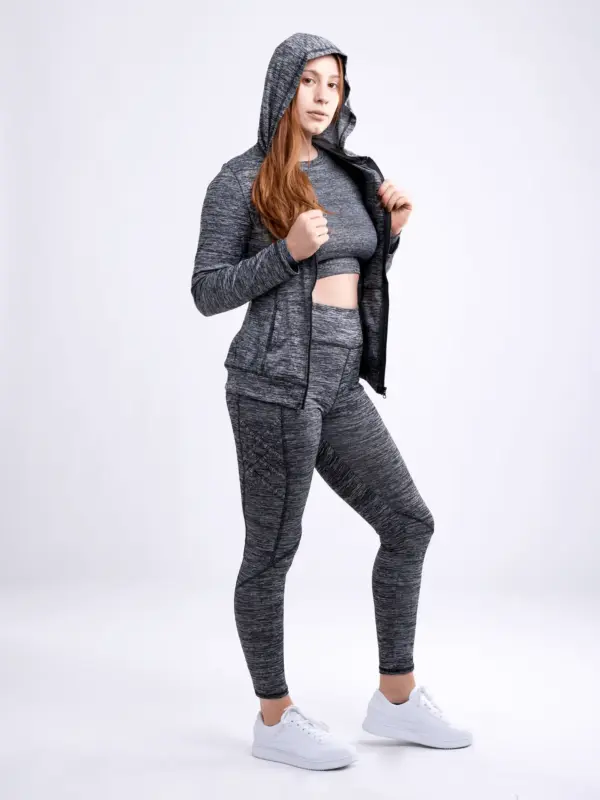 JupiterGear High-Waisted Criss-Cross Training Leggings with Hip Pockets - Image 24