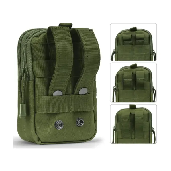 Tactical MOLLE Pouch & Waist Bag for Hiking & Outdoor Activities - Image 8