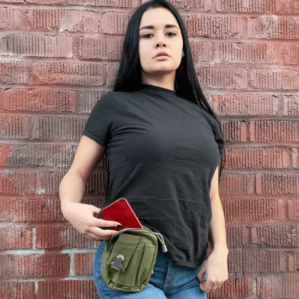 Tactical MOLLE Pouch & Waist Bag for Hiking & Outdoor Activities - Image 5