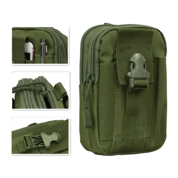 Tactical MOLLE Pouch & Waist Bag for Hiking & Outdoor Activities - Image 7