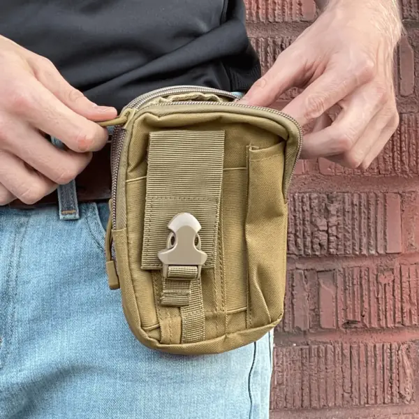 Tactical MOLLE Pouch & Waist Bag for Hiking & Outdoor Activities - Image 15