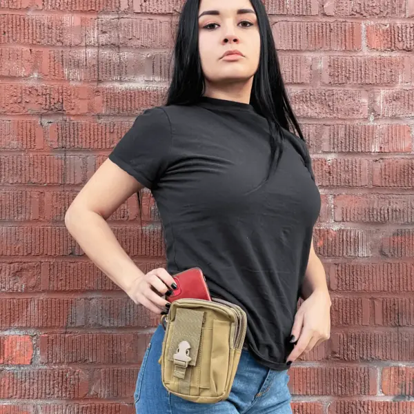 Tactical MOLLE Pouch & Waist Bag for Hiking & Outdoor Activities - Image 17