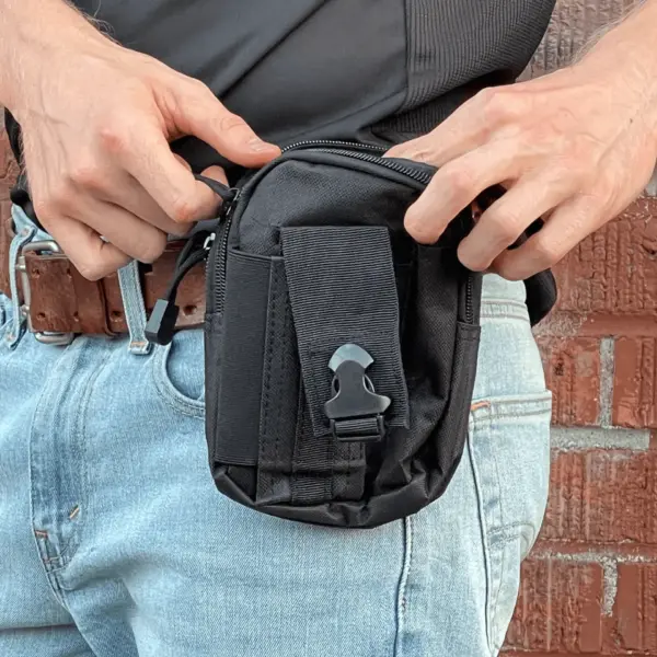 Tactical MOLLE Pouch & Waist Bag for Hiking & Outdoor Activities - Image 10