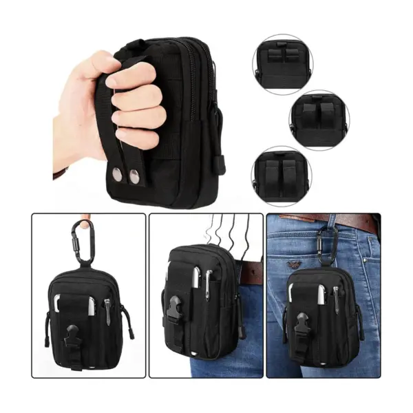 Tactical MOLLE Pouch & Waist Bag for Hiking & Outdoor Activities - Image 45
