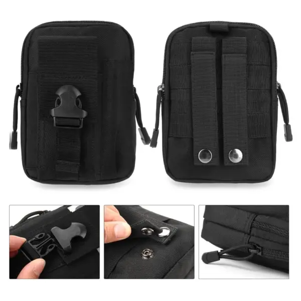 Tactical MOLLE Pouch & Waist Bag for Hiking & Outdoor Activities - Image 46
