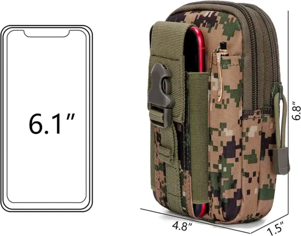 Tactical MOLLE Pouch & Waist Bag for Hiking & Outdoor Activities - Image 50