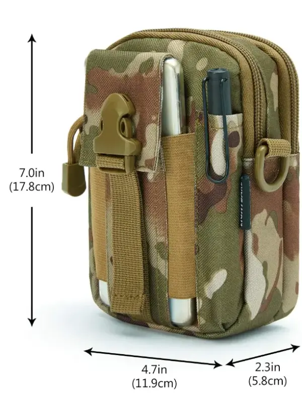 Tactical MOLLE Pouch & Waist Bag for Hiking & Outdoor Activities - Image 52
