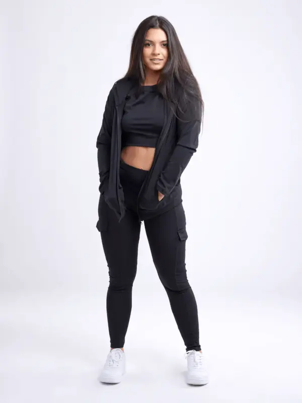 JupiterGear Athletic Fitted Zip-Up Hoodie Jacket with Pockets - Image 4