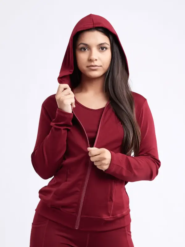 JupiterGear Athletic Fitted Zip-Up Hoodie Jacket with Pockets - Image 9