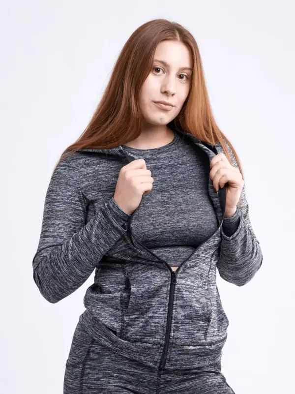JupiterGear Athletic Fitted Zip-Up Hoodie Jacket with Pockets - Image 15