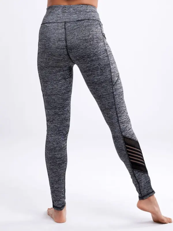 JupiterGear High-Waisted Pilates Leggings with Side Pockets & Mesh Panels - Image 12