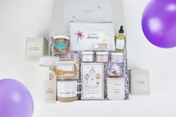 Birthday Gift Basket, Pampering Birthday Gift Box - Image 18