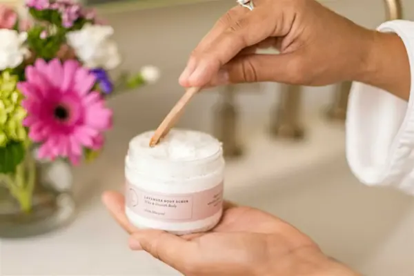 Natural Body Scrub, Lavender Body Salt Scrub - Image 5