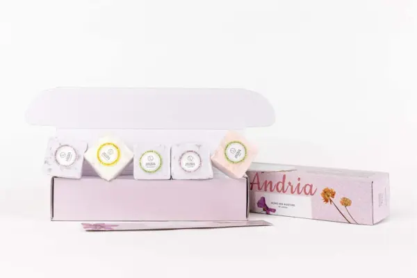 Mixed scents Shower Steamers Gift Set - 5 Big Fizzies, Cheer Up Package - Image 3