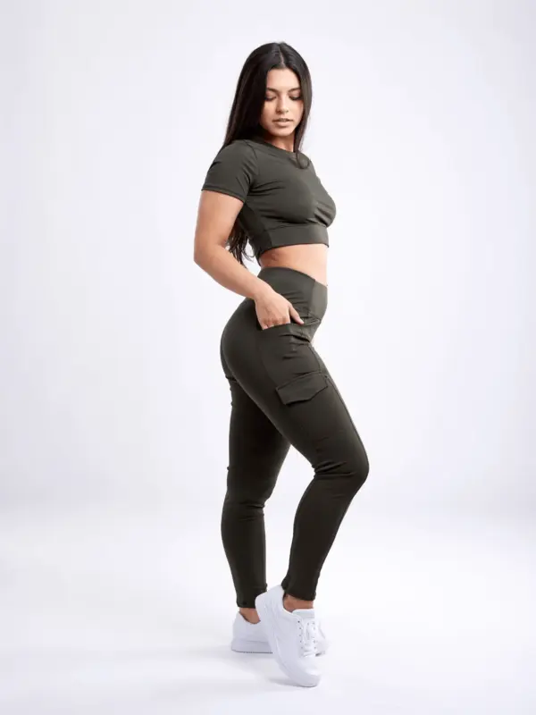 JupiterGear High-Waisted Leggings with Side Cargo Pockets - Image 33