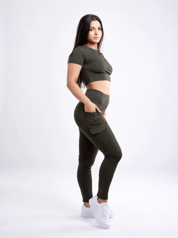 JupiterGear High-Waisted Leggings with Side Cargo Pockets - Image 34