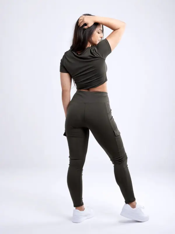 JupiterGear High-Waisted Leggings with Side Cargo Pockets - Image 36