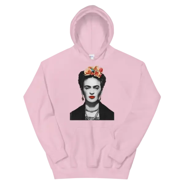 Frida Kahlo With Flowers Poster Artwork Unisex Hoodie - Image 12