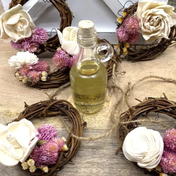 Mini Grapevine Wreath Ornaments with Dried Flowers, 3 - Image 5