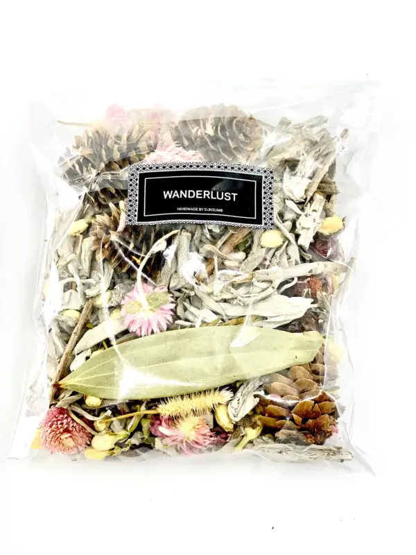 Wanderlust, Wildflower & Sage, Naturally Scented, Loose Dried Flowers, Flower Confetti, Potpourri, 2 oz - Image 3