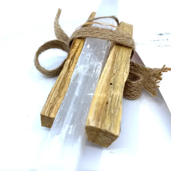 Uplifting Bundle, Palo Santo & Selenite Wand - Image 3