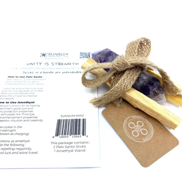 Intuition Bundle, Palo Santo & Amethyst Wand - Image 4