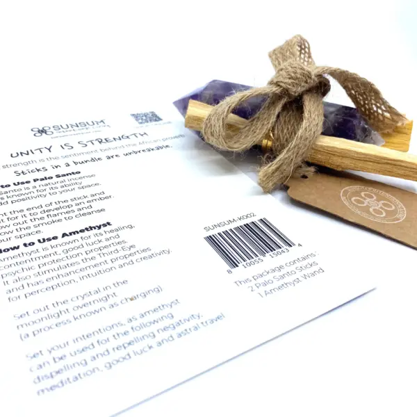 Intuition Bundle, Palo Santo & Amethyst Wand - Image 6