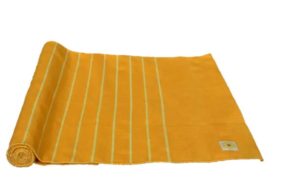 Handwoven cotton Floor Yoga Meditation Prayer Rug - Image 6