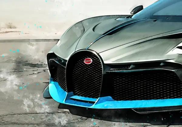 Bugatti Print, Divo - Bugatti Art, Bugatti Poster, Bugatti Sketch Art, Bugatti Print, Bugatti Watercolor, Divo, Bugatti Divo Print, Divo art - Image 4