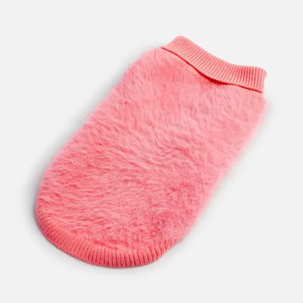 Fifi Dog Sweater Soft & Fuzzy Mock Neck Sweater for Small Dogs - Image 3