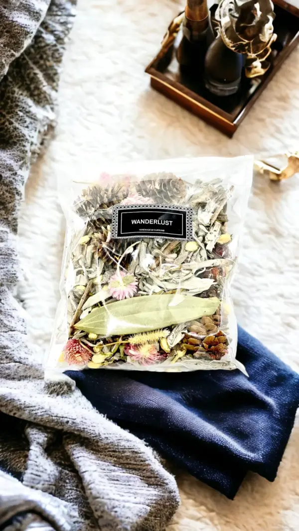 Wanderlust, Wildflower & Sage, Naturally Scented, Loose Dried Flowers, Flower Confetti, Potpourri, 2 oz - Image 6