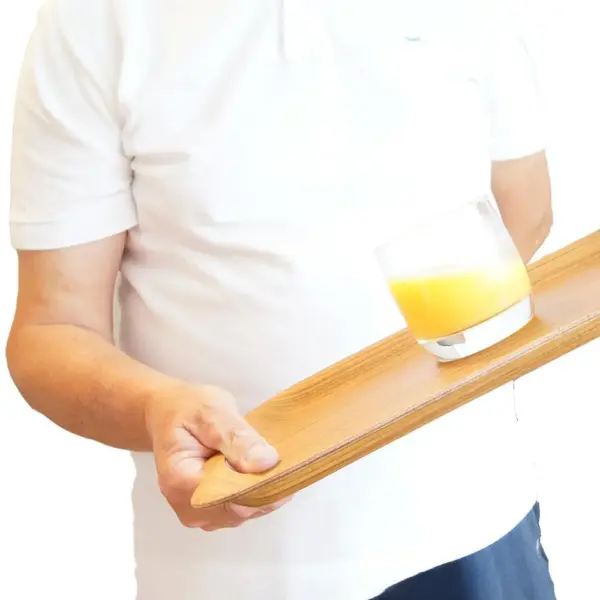 Lifemax Non-Slip Tray (Oak - 42.5x30.5) - Image 2