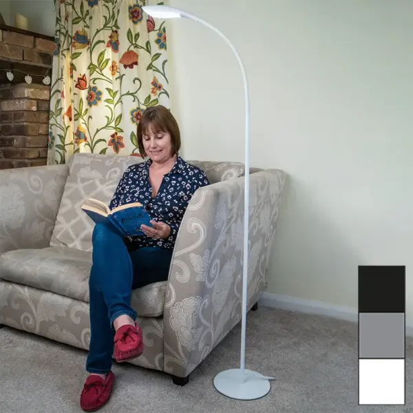 Lifemax High Vision LED Floor Light (Silver) - Image 2