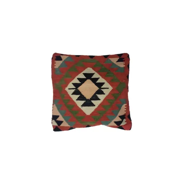 Kilim Handwoven Copper Canyon Cushion Cover - Image 2