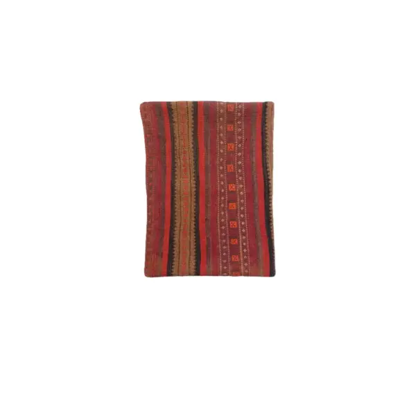 Baluchi Kilim Handwoven Smoky Topaz Cushion Cover - Image 2