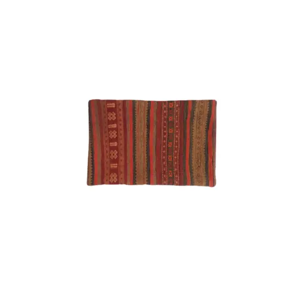 Baluchi Kilim Handwoven Spicy Mix Cushion Cover - Image 3